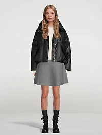 High-Waisted Flared Skirt