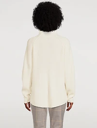 Moving Rib Cashmere Turtleneck Sweater