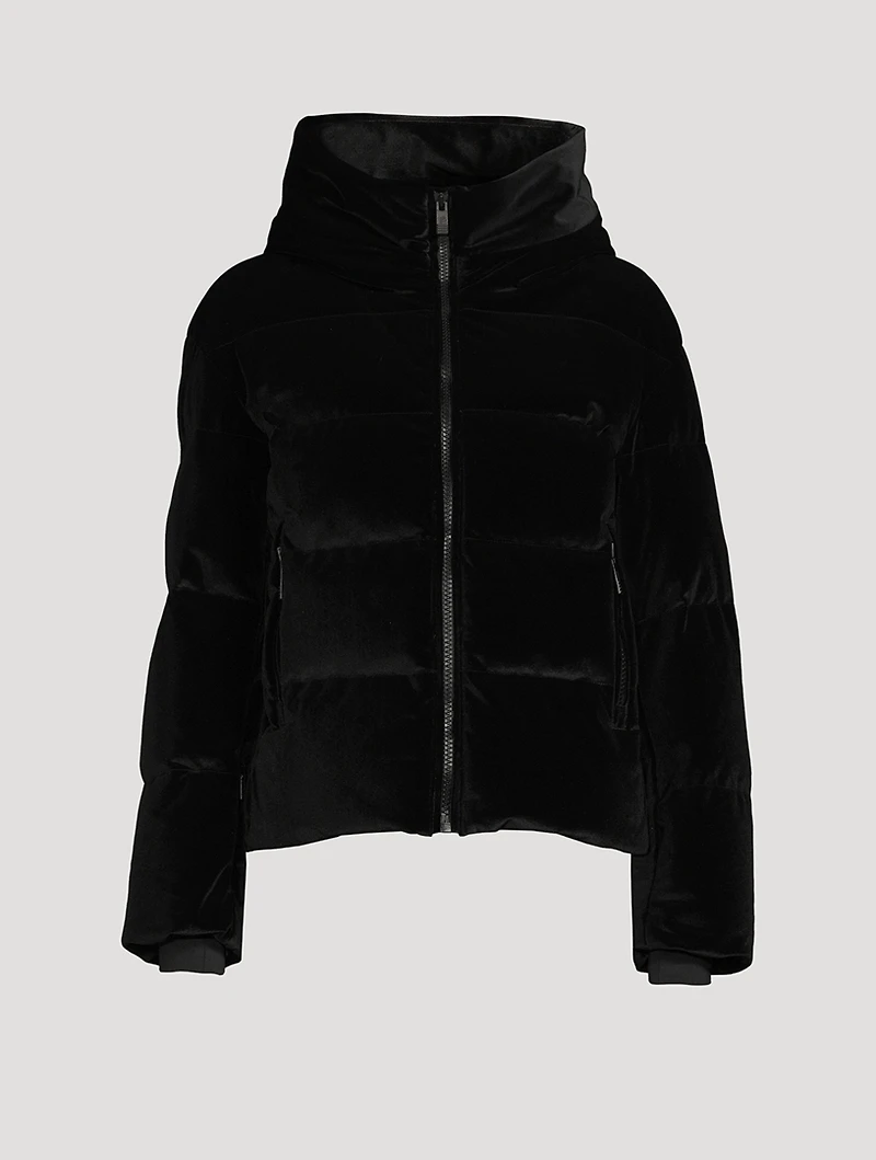 Barsy Down Velour Jacket