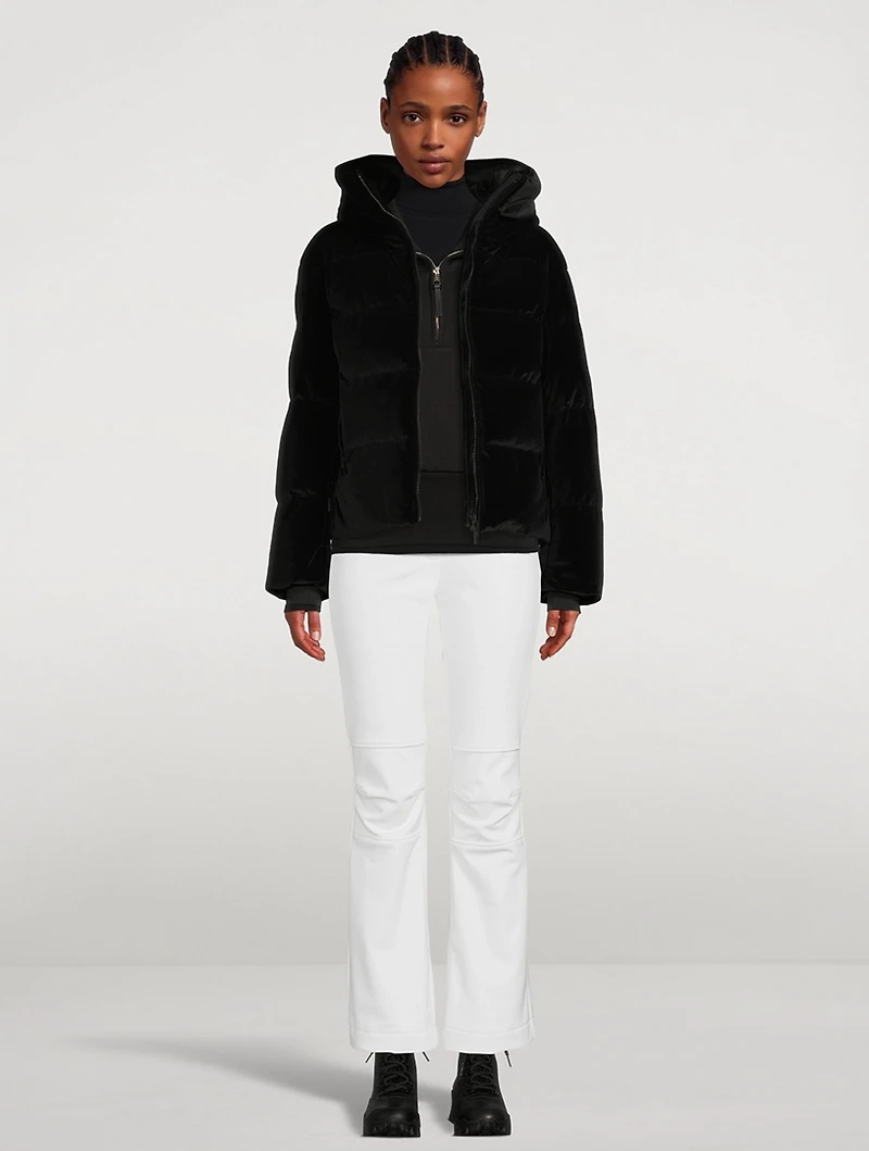 Barsy Down Velour Jacket