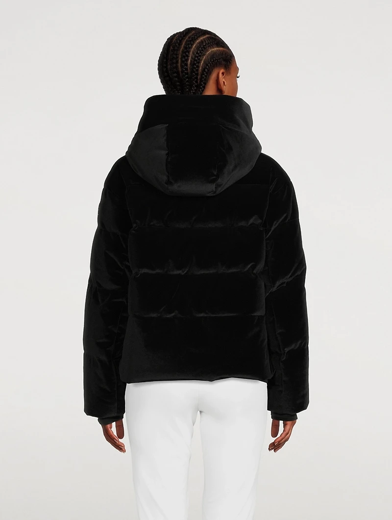 Barsy Down Velour Jacket