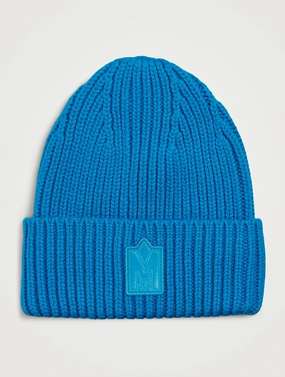 Jude Wool-Blend Beanie With Patch