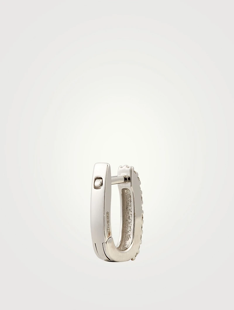 Small Lock 18K Gold Earring