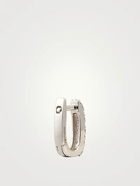 Small Lock 18K Gold Earring