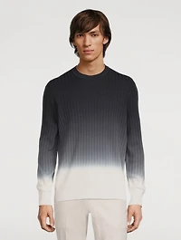 Tactile Cotton Ombre Sweater