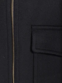 Theo Shearling-Trimmed Bomber Jacket