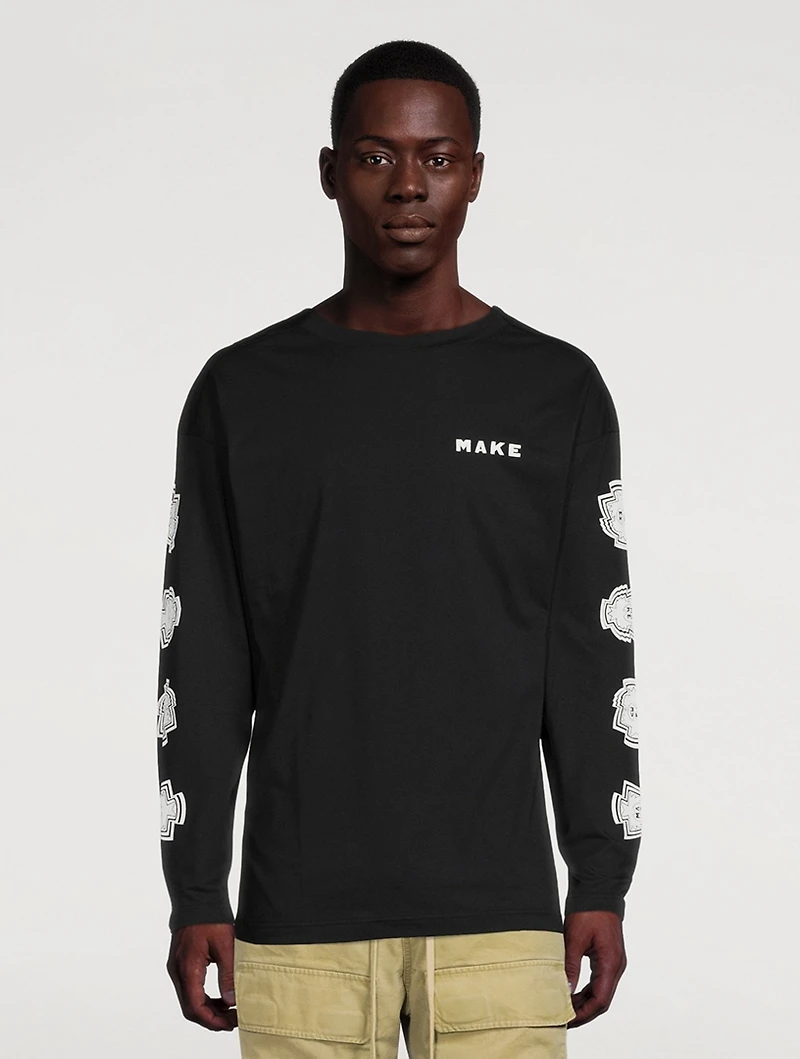 Basic Cotton Long-Sleeve T-Shirt