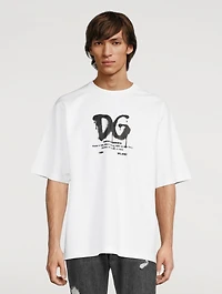 Oversized T-Shirt With Spray Logo