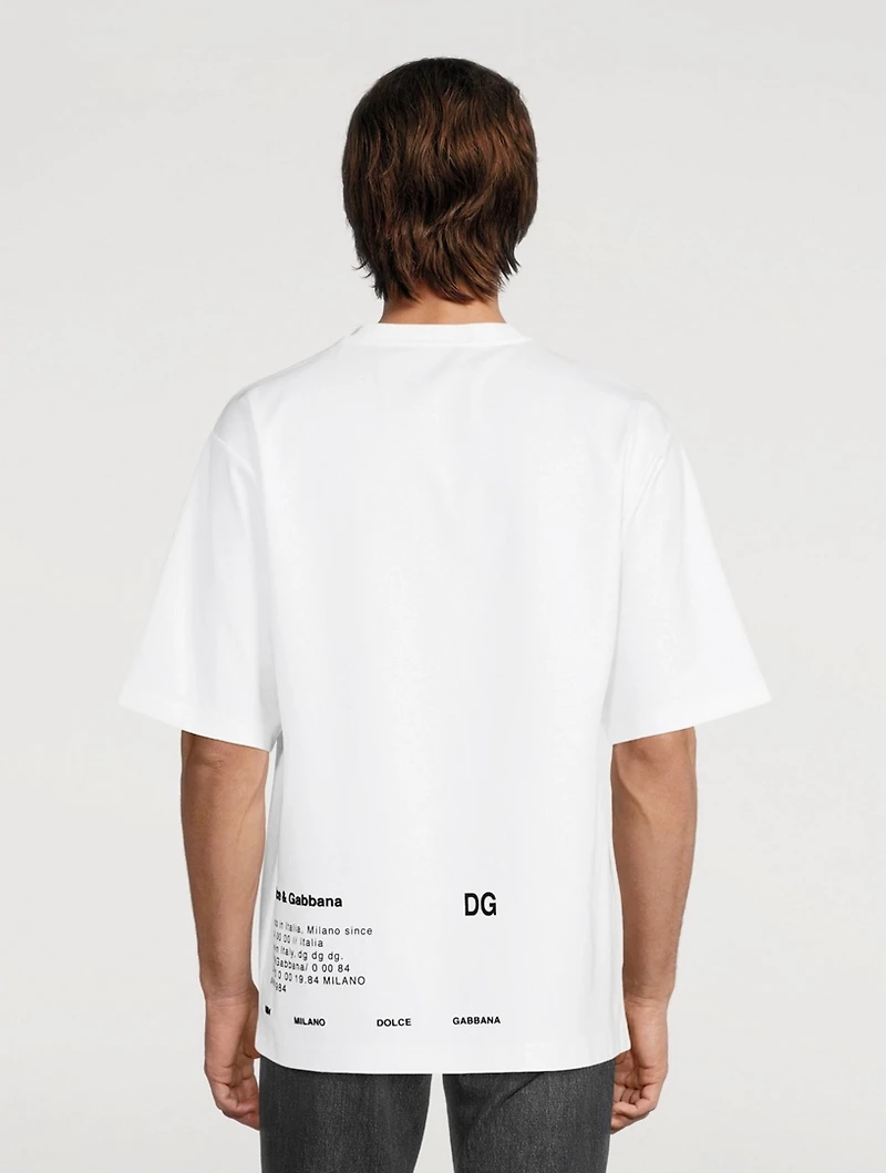 Oversized T-Shirt With Spray Logo