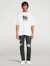 Oversized T-Shirt With Spray Logo