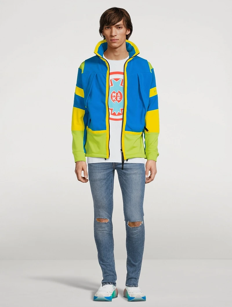 Leopold Fleece and Softshell Patchwork Jacket