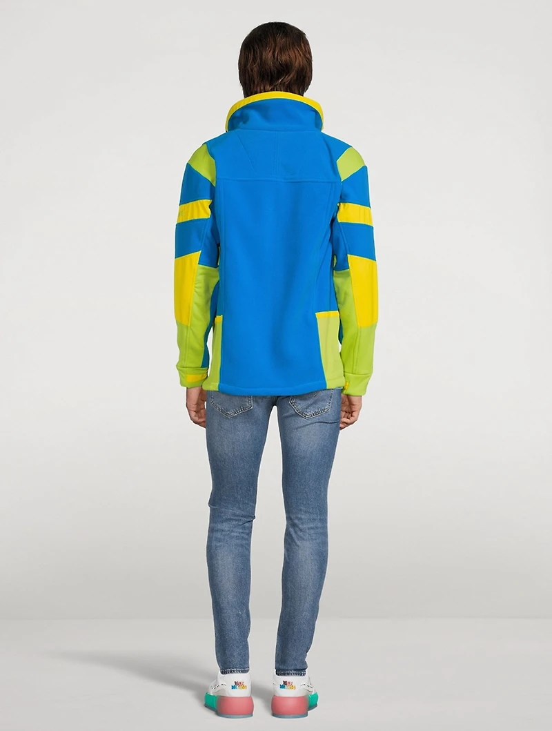 Leopold Fleece and Softshell Patchwork Jacket