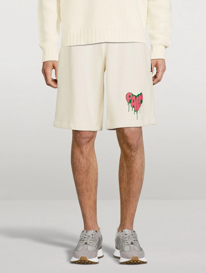 Spray Heart Sweat Shorts