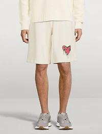 Spray Heart Sweat Shorts