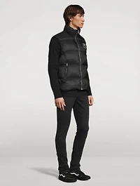 Palm Tree Zip Quilted Vest