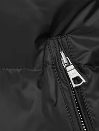 Palm Tree Zip Quilted Vest