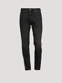 Slim-Fit Jeans With Side Stripe