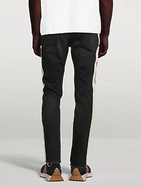 Slim-Fit Jeans With Side Stripe