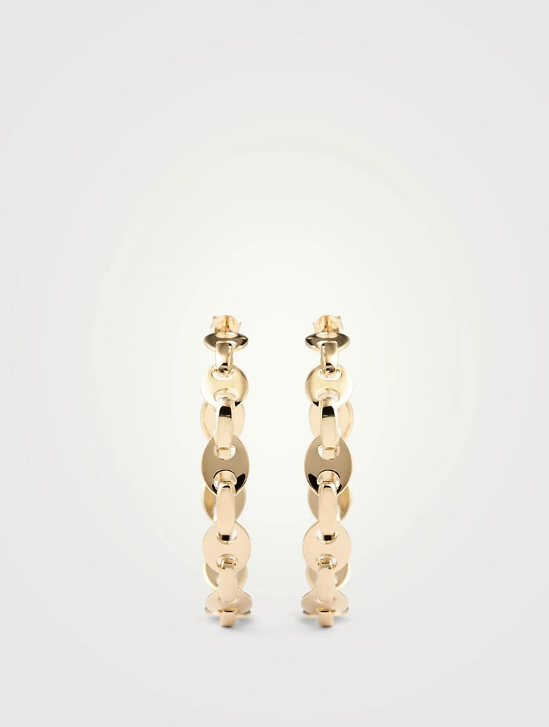 Nano Eight Hoop Earrings