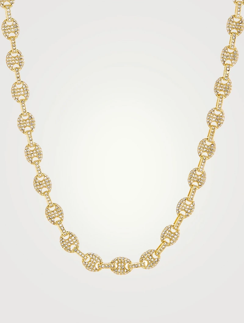 Pavé Mariner Chain Necklace