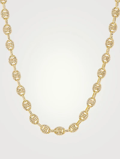 Pavé Mariner Chain Necklace