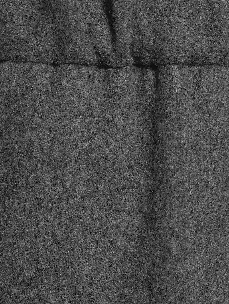 Wool-Blend Cropped Pants