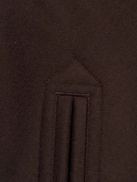 Wool Double-Breasted Coat