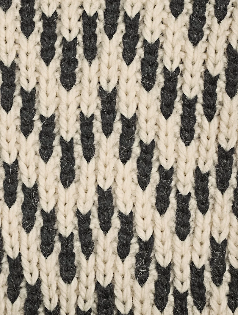 Wool And Mohair High-Neck Sweater