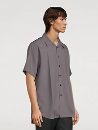 Wool Short-Sleeve Shirt