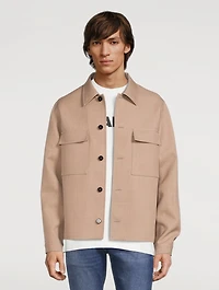 Double Face Wool Shirt Jacket