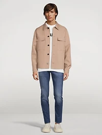 Double Face Wool Shirt Jacket