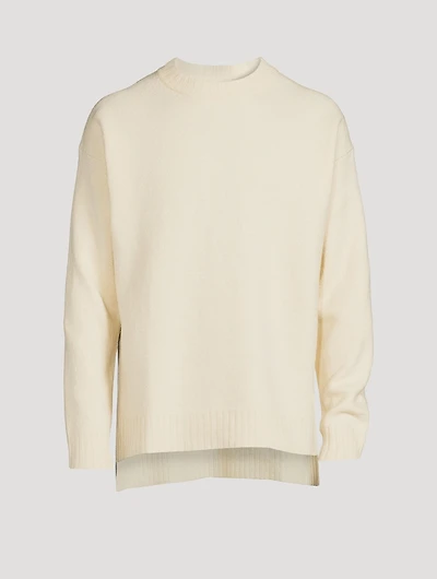 Wool Oversized Crewneck Sweater