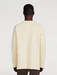 Wool Oversized Crewneck Sweater