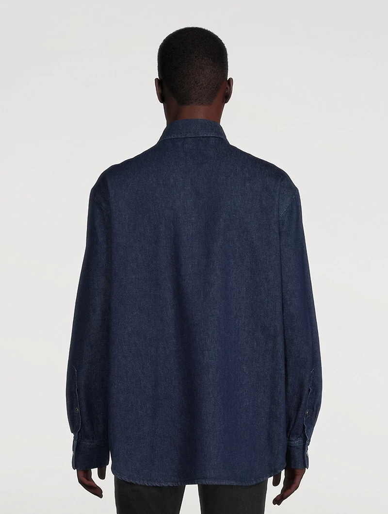 Denim Shirt With RS Patch