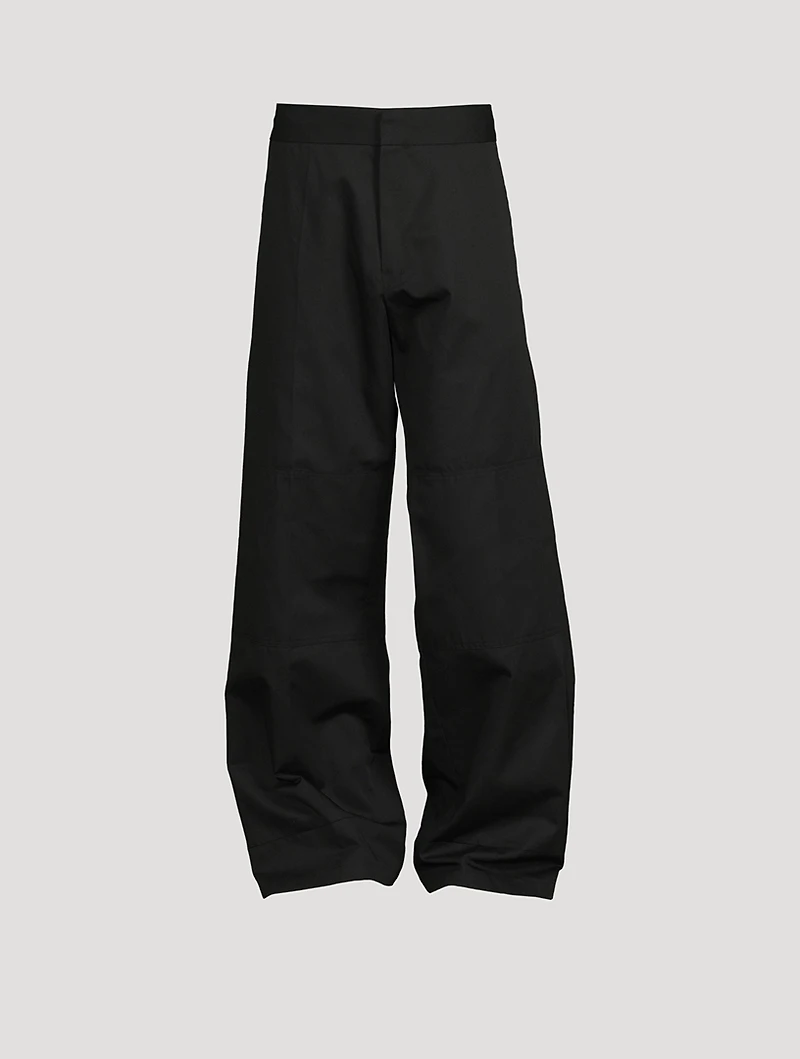 Cotton-Blend Workwear Pants