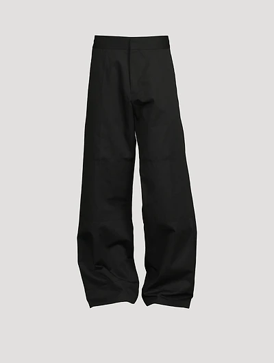 Cotton-Blend Workwear Pants