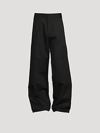 Cotton-Blend Workwear Pants