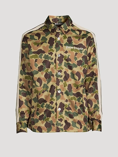 Camouflage Long-Sleeve Track Shirt