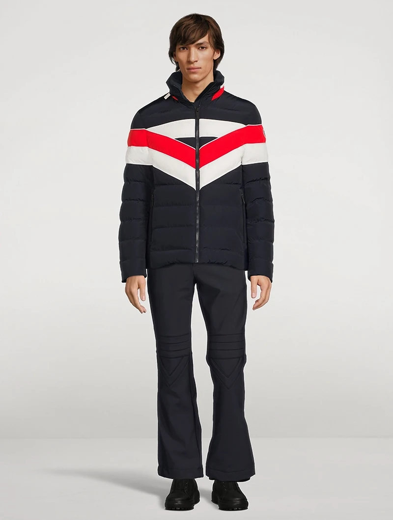 Fernand Colourblock Quilted Jacket