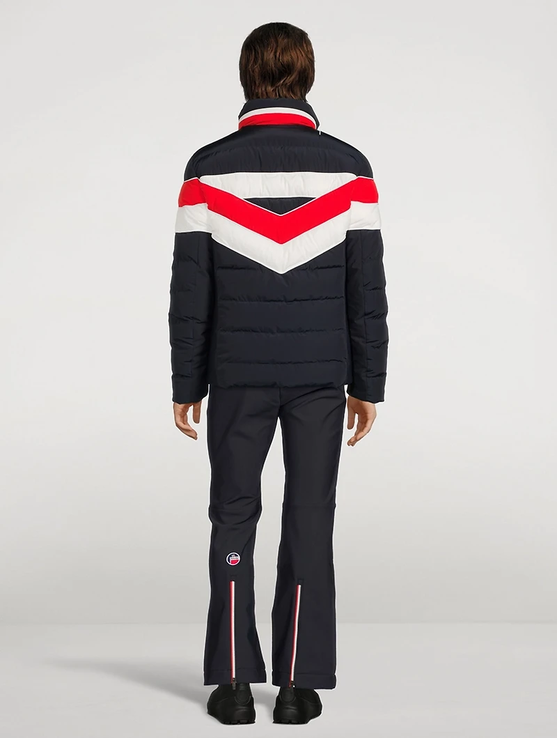 Fernand Colourblock Quilted Jacket