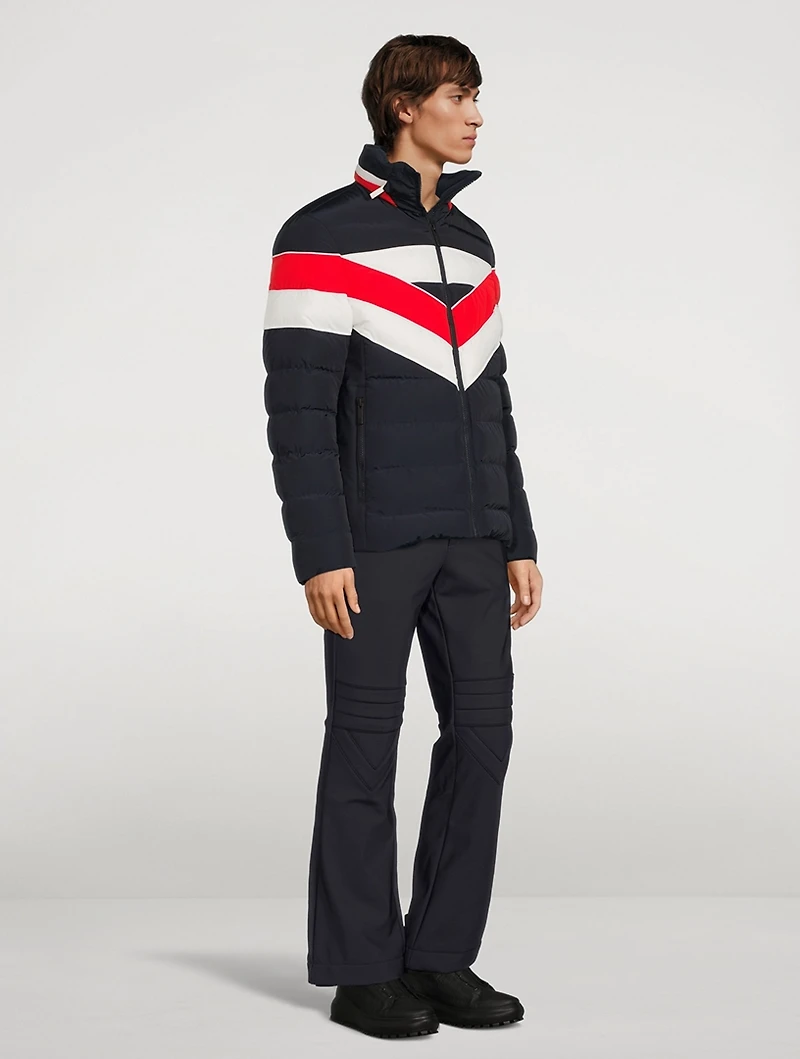 Fernand Colourblock Quilted Jacket