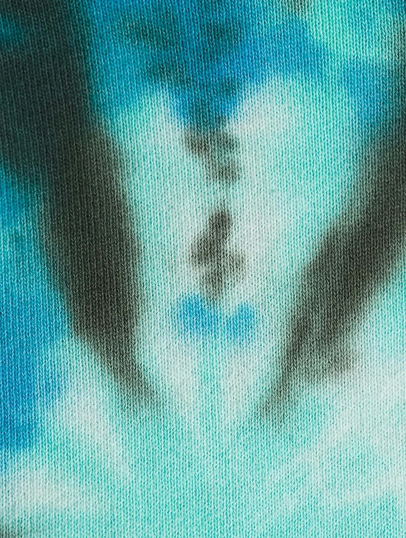 Modum Sweatshirt Heart Tie-Dye Print