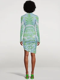 Orbit City Long-Sleeve Mini Dress