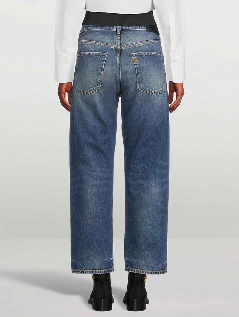 Double Pocket Boyfriend Jeans