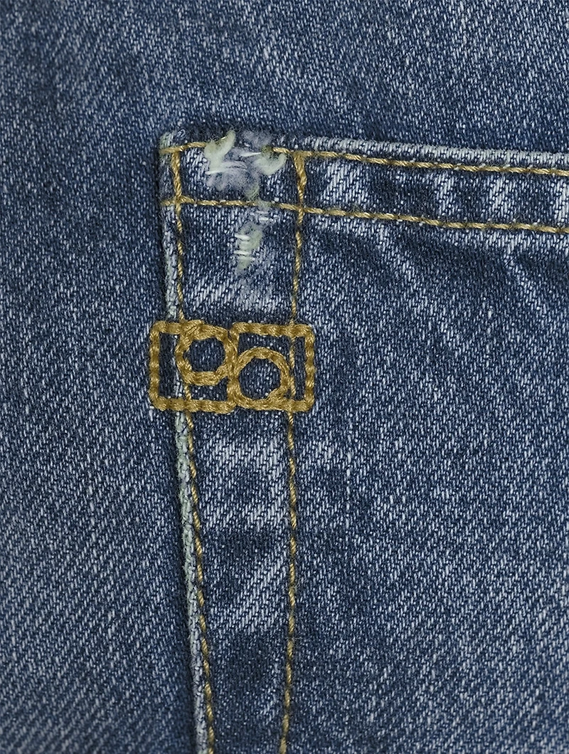 Double Pocket Boyfriend Jeans