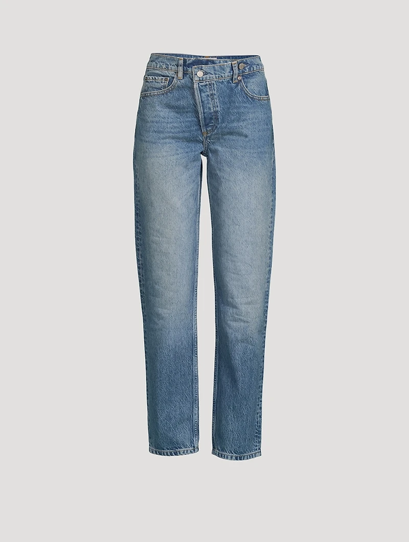 Casey Rigid Straight-Leg Jeans