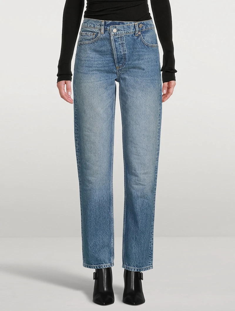 Casey Rigid Straight-Leg Jeans