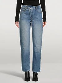 Casey Rigid Straight-Leg Jeans