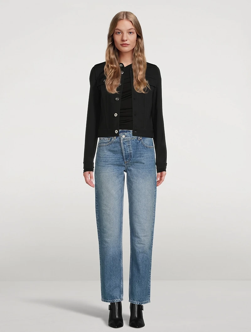 Casey Rigid Straight-Leg Jeans
