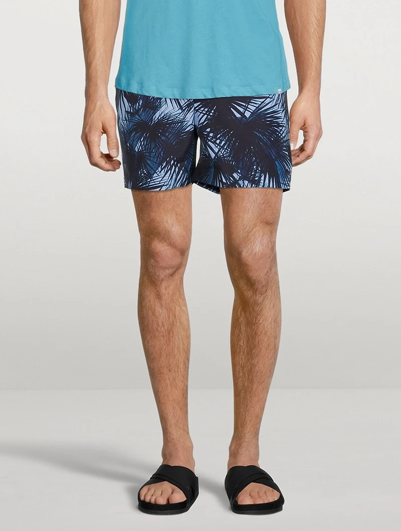Standard Swim Shorts Moonlit Palms Print